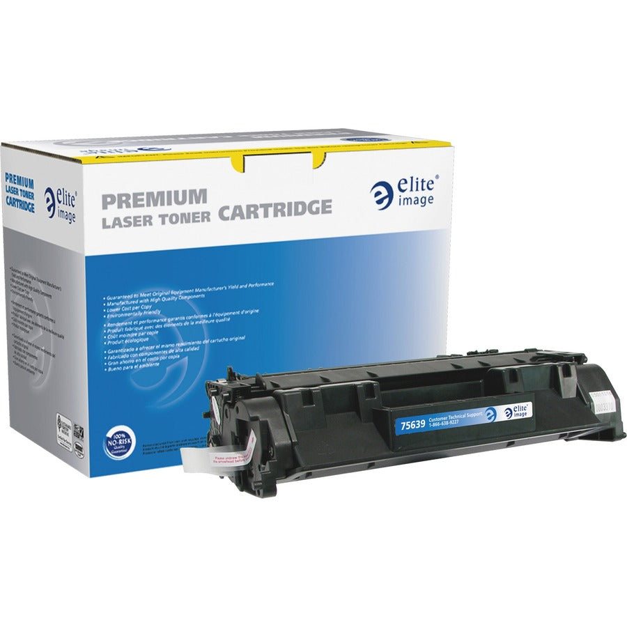 Elite Image Remanufactured MICR High Yield Laser Toner Cartridge - Alternative for HP 80A (CF280A) - Black - 1 Each