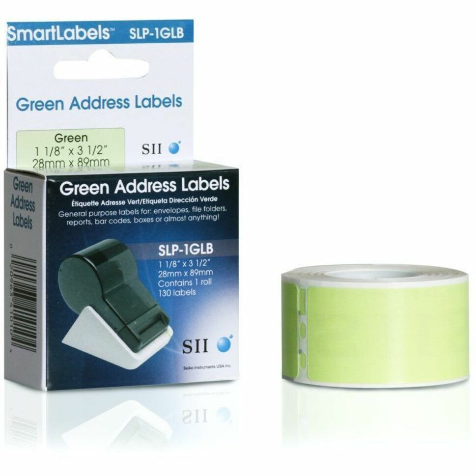 Seiko Green Address Labels