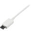 6FT MICRO USB CABLE 2M WHITE   