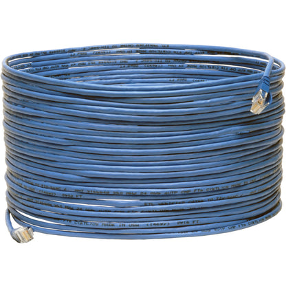 Tripp Lite Cat5e 350 MHz Snagless (UTP) Ethernet Cable (RJ45 M/M ) Plenum Rated Blue 75 ft. (22.86 m)