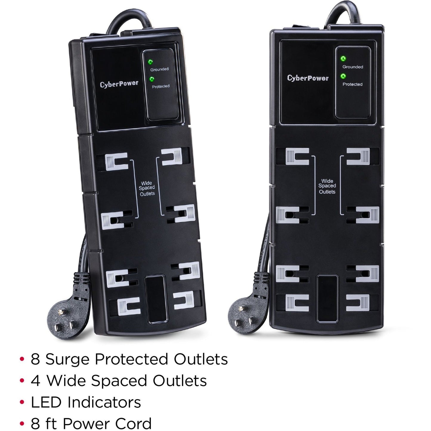 CyberPower CSB808 Essential 8 - Outlet Surge with 1800 J