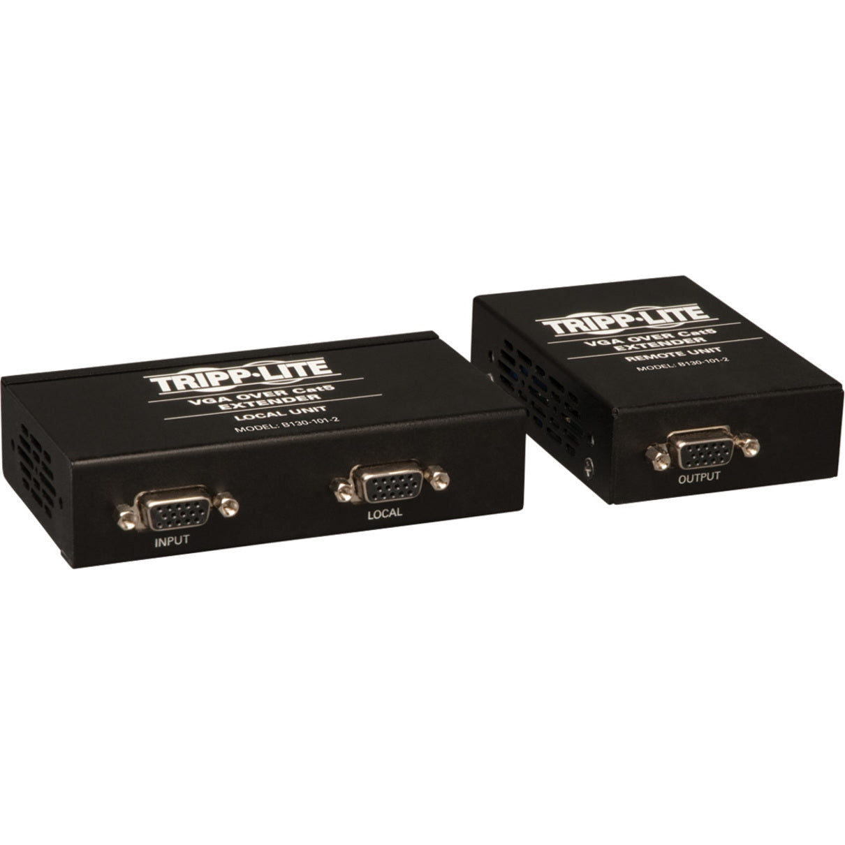 Tripp Lite VGA over Cat5/6 Extender Kit Box-Style Transmitter/Receiver for Video Up to 1000 ft. (305 m) TAA