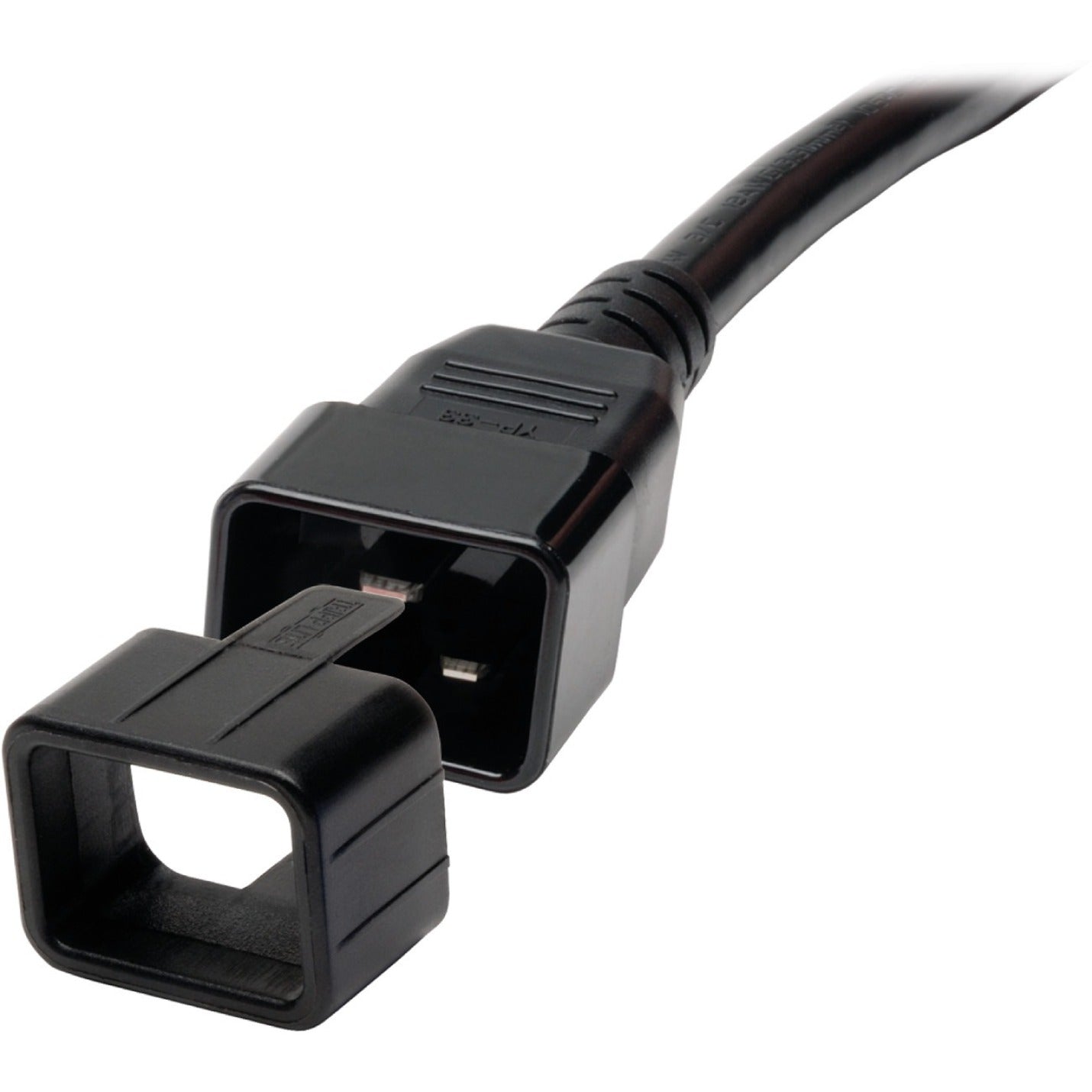 Tripp Lite PDU Plug Lock Connector C20 Power Cord to C19 Outlet Black 100pk