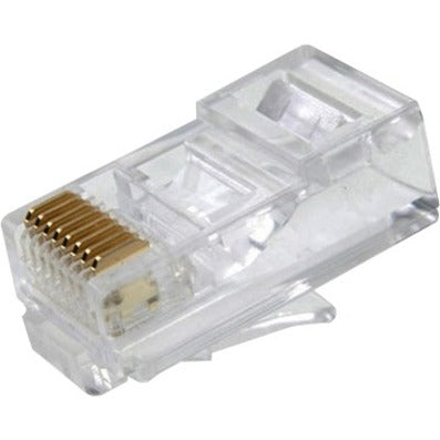 Weltron RJ-45 8P8C Modular Plug for CAT5E Rated Round Cable