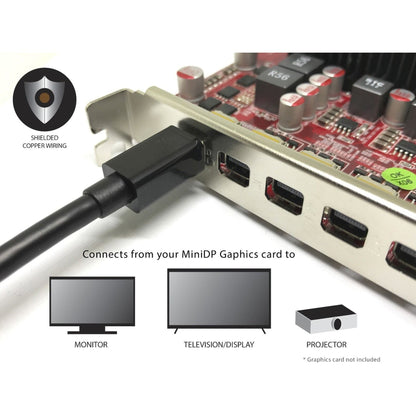 VisionTek Mini DisplayPort to DVI-D Dual Link Adapter (M/F)