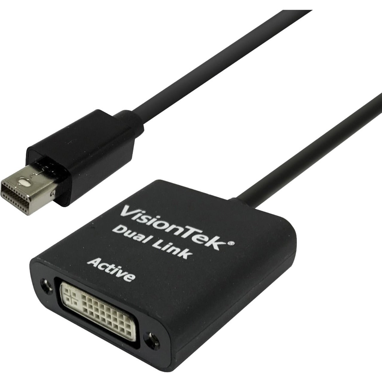 VisionTek Mini DisplayPort to DVI-D Dual Link Adapter (M/F)