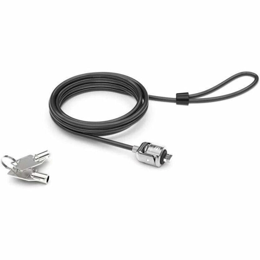 Universal Security Cable Lock T-bar with peripheral Security Trap