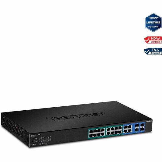 16PORT GIG WEB SMART POE SWITCH