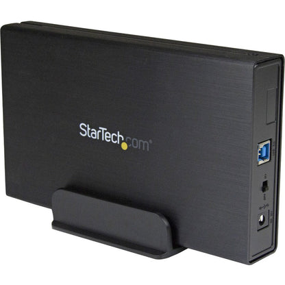 StarTech.com 3.5in Black USB 3.0 External SATA III Hard Drive Enclosure with UASP for SATA 6 Gbps &acirc;&euro;" Portable External HDD