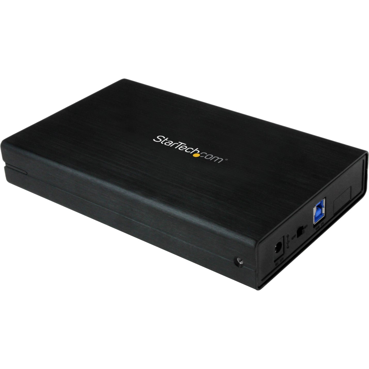 StarTech.com 3.5in Black USB 3.0 External SATA III Hard Drive Enclosure with UASP for SATA 6 Gbps &acirc;&euro;" Portable External HDD