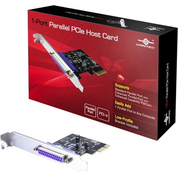 Vantec 1-Port Parallel PCIe Host Card