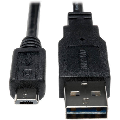 Tripp Lite Universal Reversible USB 2.0 Cable (Reversible A to 5Pin Micro B M/M) 6 ft. (1.83 m)