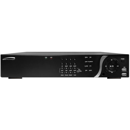Speco 16 Channel Plug & Play Network Video Recorder - 6 TB HDD