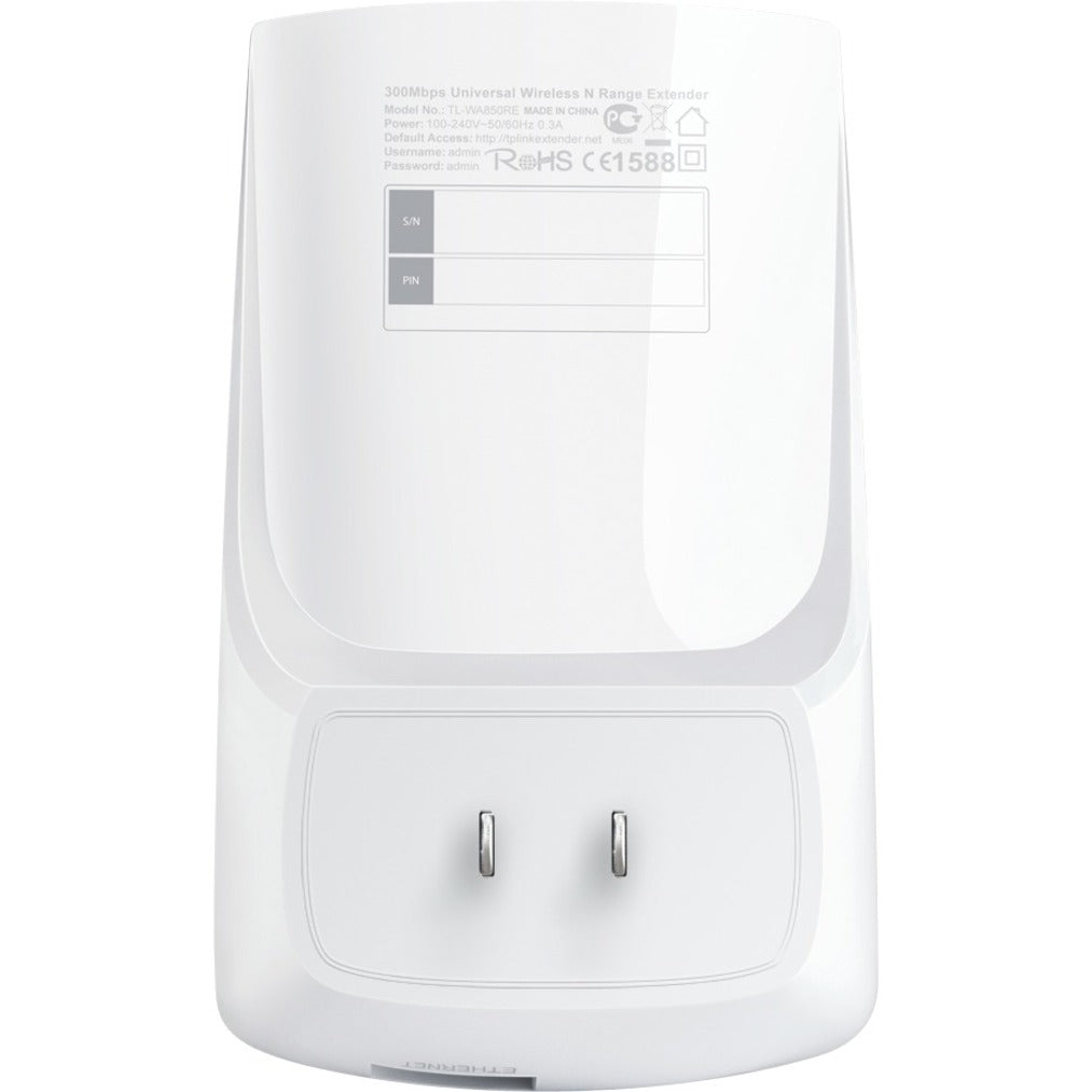 TP-LINK TL-WA850RE 300Mbps Universal Wi-Fi Range Extender Repeater Wall Plug design One-button Setup Smart Signal Indicator