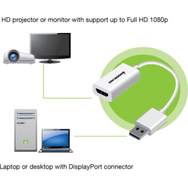 IOGEAR DisplayPort to HD Adapter