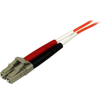 StarTech.com 3m Fiber Optic Cable - Multimode Duplex 50/125 - OFNP Plenum - LC/LC - OM2 - LC to LC Fiber Patch Cable