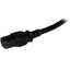 StarTech.com 4ft (1.2m) Heavy Duty Power Cord NEMA 5-15P to C15 15A 125V 14AWG Replacement AC Computer PC Power Supply Cable