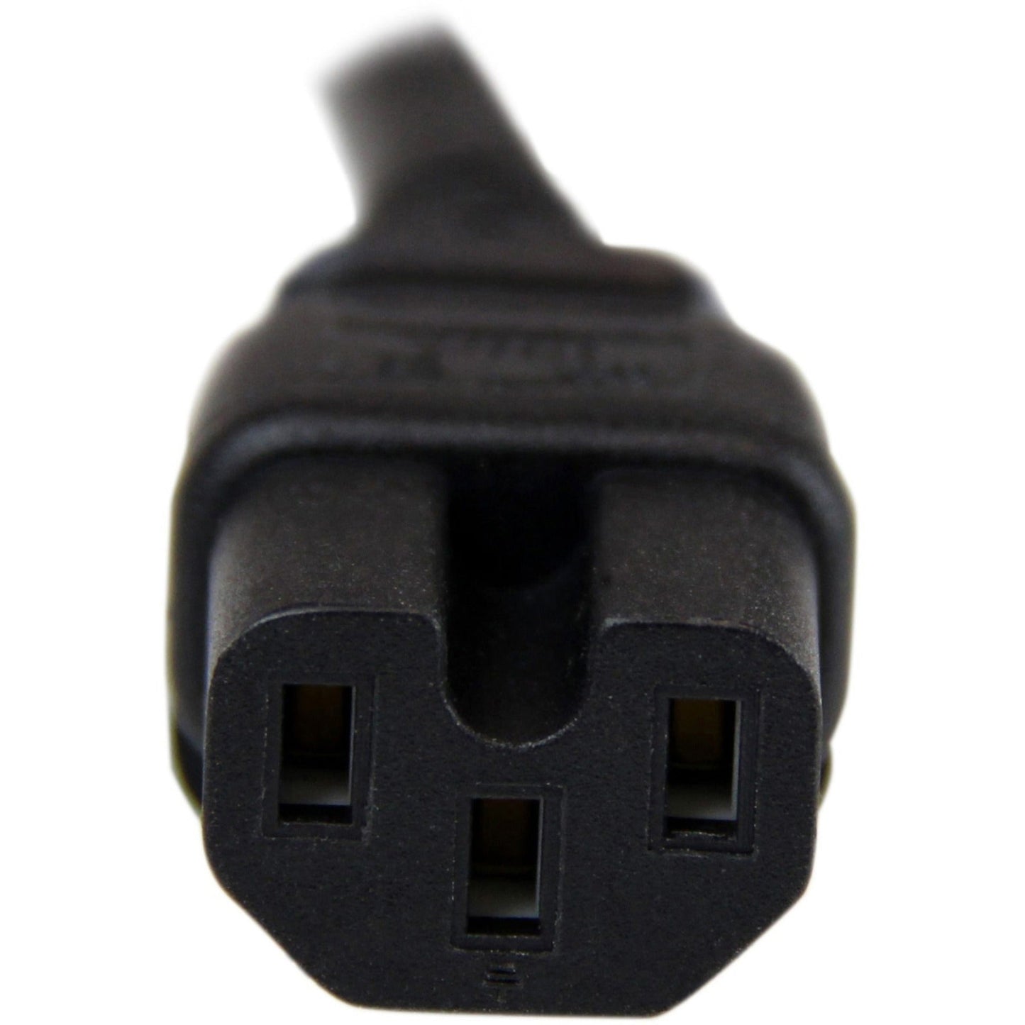 StarTech.com 4ft (1.2m) Heavy Duty Power Cord NEMA 5-15P to C15 15A 125V 14AWG Replacement AC Computer PC Power Supply Cable