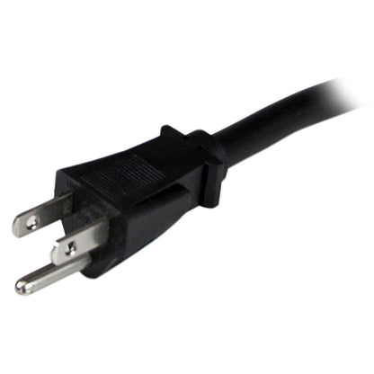StarTech.com 8ft (2.4m) Heavy Duty Power Cord NEMA5-15P to C15 15A 125V 14AWG Replacement AC Computer PC Power Supply Cable