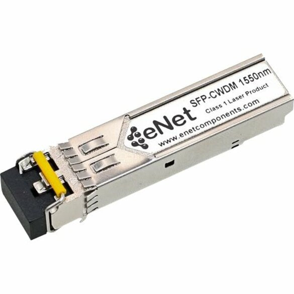 ENET Harmonic Compatible GSF9142-55 TAA Compliant Functionally Identical 1000BASE-CWDM SFP 1550nm 80km Duplex LC Connector