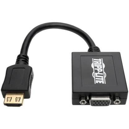 Tripp Lite HDMI to VGA with Audio Converter Cable Adapter for Ultrabook/Laptop/Desktop PC (M/F) 6-in. (15.24 cm)