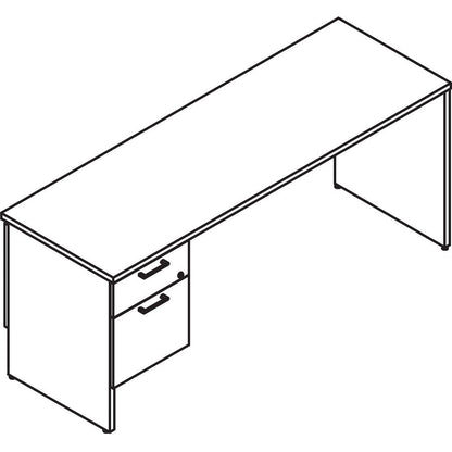 Lacasse Concept 300 Left Pedestal Credenza