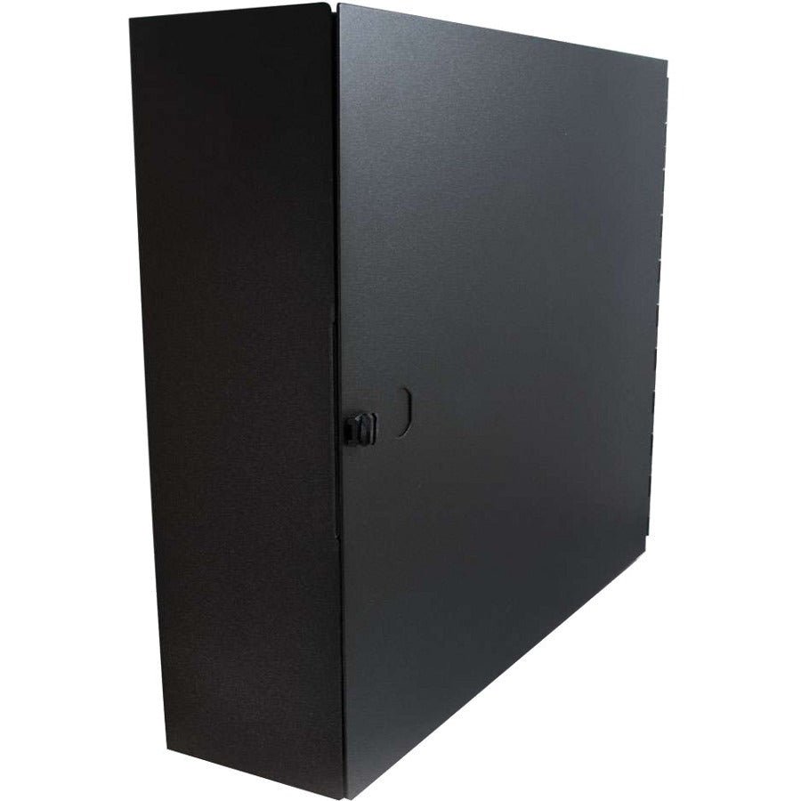 C2G Mounting Box for Patch Panel - Black - TAA Compliant