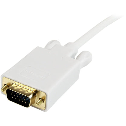 StarTech.com 15 ft Mini DisplayPort&trade; to VGA Adapter Converter Cable - mDP to VGA 1920x1200 - White