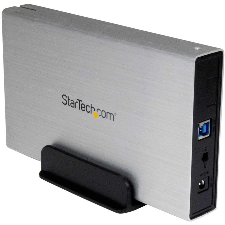 StarTech.com 3.5in Silver USB 3.0 External SATA III Hard Drive Enclosure with UASP &acirc;&euro;" Portable External HDD