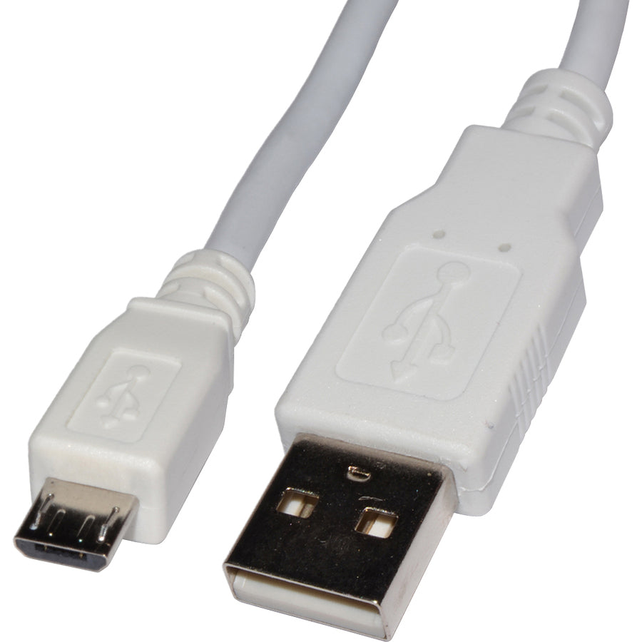 3FT 1M MICRO USB CABLE WHITE   