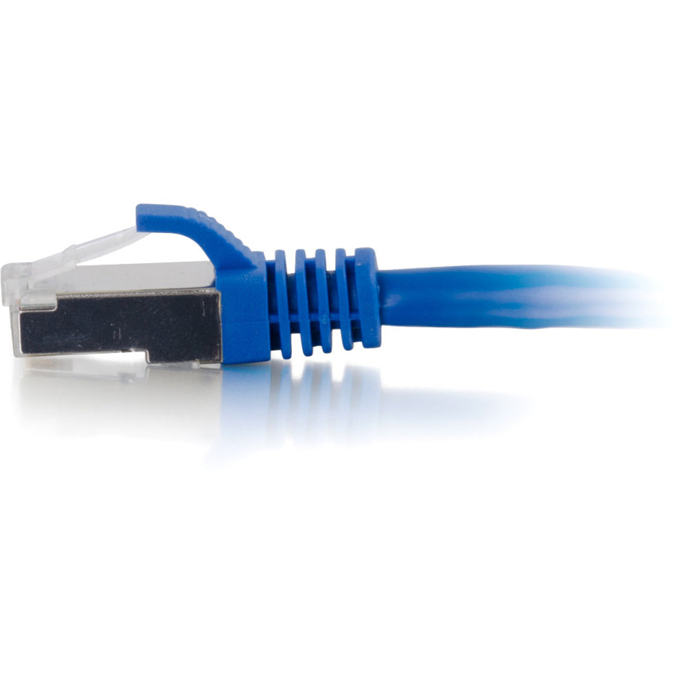 C2G-2ft Cat6a Snagless Shielded (STP) Network Patch Cable - Blue