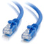 35FT CAT6A BLUE SNAGLESS PATCH 