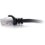 C2G-1ft Cat6a Snagless Shielded (STP) Network Patch Cable - Black