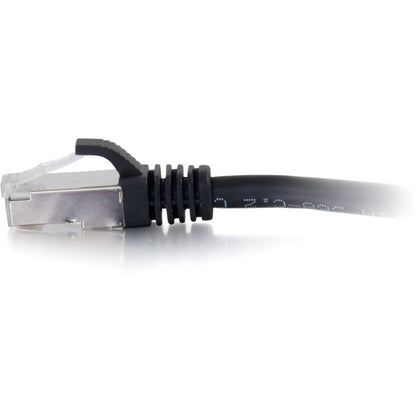 C2G-4ft Cat6a Snagless Shielded (STP) Network Patch Cable - Black