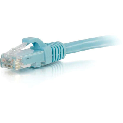 C2G 2ft Cat6a Snagless Unshielded (UTP) Network Patch Ethernet Cable-Aqua