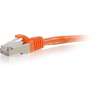 C2G-10ft Cat6 Snagless Shielded (STP) Network Patch Cable - Orange