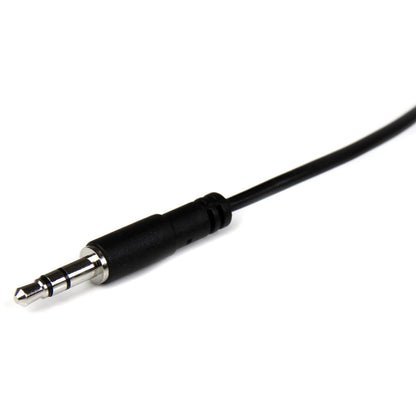 StarTech.com 2m Slim 3.5mm Stereo Extension Audio Cable - M/F