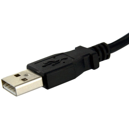 StarTech.com 3 ft Panel Mount USB Cable A to A - F/M