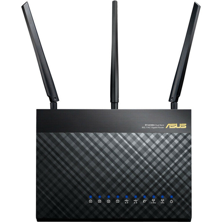 Asus RT-AC68U Wi-Fi 5 IEEE 802.11ac Ethernet Wireless Router