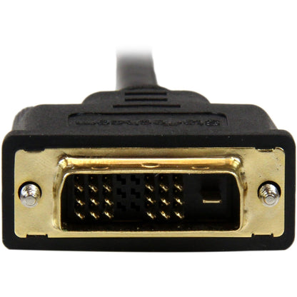 StarTech.com 1m (3.3 ft) Mini HDMI to DVI Cable DVI-D to HDMI Cable (1920x1200p) HDMI Mini Male to DVI-D Male Display Cable Adapter