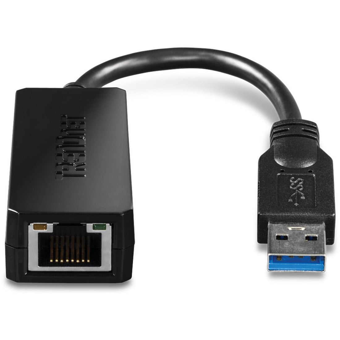 TRENDnet USB 3.0 To Gigabit Ethernet Adapter Full Duplex 2Gbps Ethernet Speeds Up To 1Gbps USB-A Windows & Mac Compatibility USB Powered Simple Setup Black TU3-ETG