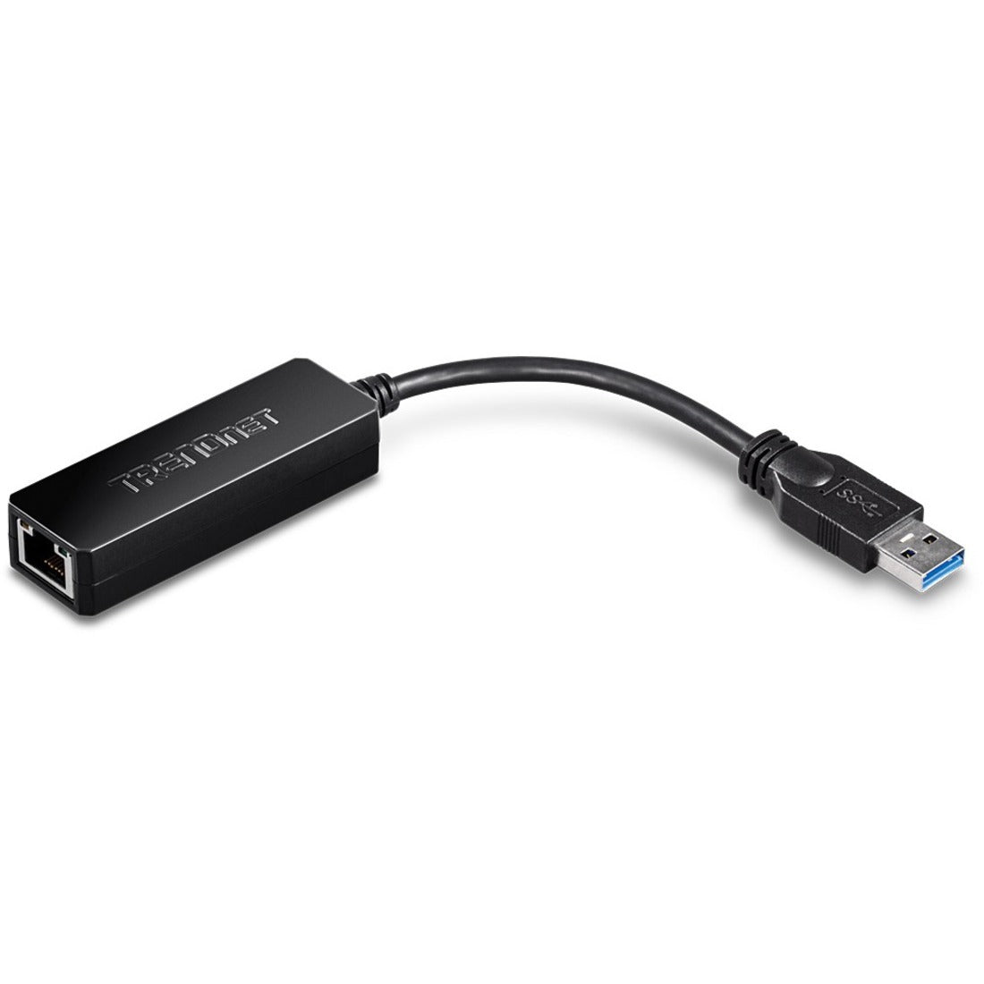 TRENDnet USB 3.0 To Gigabit Ethernet Adapter Full Duplex 2Gbps Ethernet Speeds Up To 1Gbps USB-A Windows & Mac Compatibility USB Powered Simple Setup Black TU3-ETG