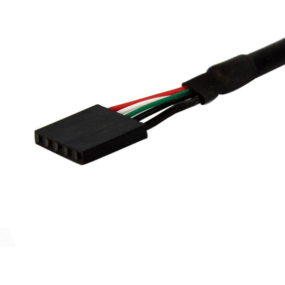 StarTech.com 3 ft Panel Mount USB Cable - USB A to Motherboard Header Cable F/F