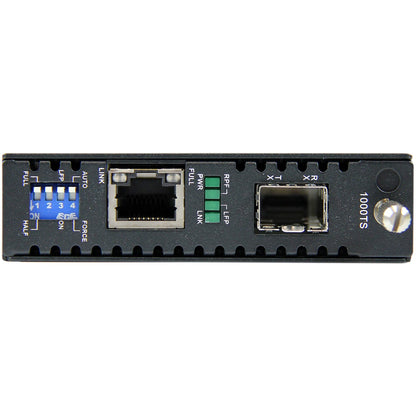 StarTech.com Gigabit Ethernet Fiber Media Converter with Open SFP Slot