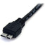 StarTech.com 0.5m (1.5ft) Black SuperSpeed USB 3.0 (5Gbps) Cable A to Micro B - M/M