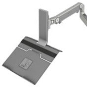 Humanscale Mounting Tray for Notebook - White Polished Aluminum