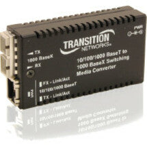 Transition Networks Mini 10/100/1000 Bridging Media Converter