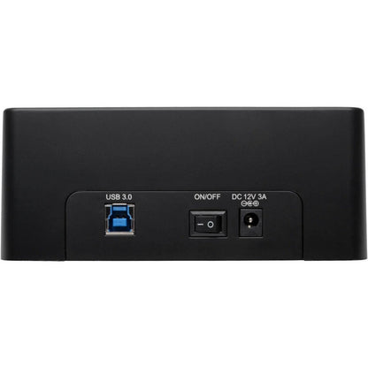 Tripp Lite USB 3.0 SuperSpeed to Dual SATA External Hard Drive Docking Station with Cloning for 2.5 in./3.5 in. HDD