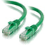 C2G 6in Cat5e Snagless Unshielded (UTP) Network Patch Cable - Green