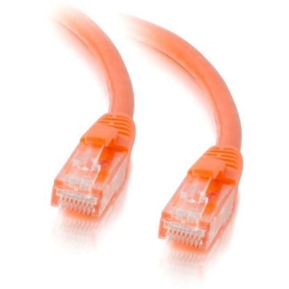 C2G 6in Cat5e Snagless Unshielded (UTP) Network Patch Cable - Orange